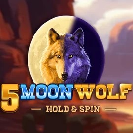 5 Moon Wolf slot logo by Apparat Gaming at Joki Casino5 Moon Wolf