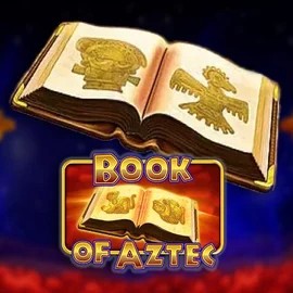 Logo of Book of Aztec from Amatic Industries at Joki Casino