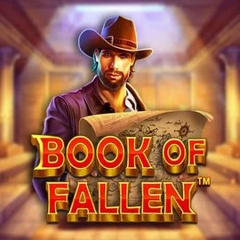 Book Of Fallen slot logo by Pragmatic Play at Joki Casino