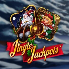 Jingle Jackpots slot logo by Dragon Gaming at Joki CasinoJingle Jackpots
