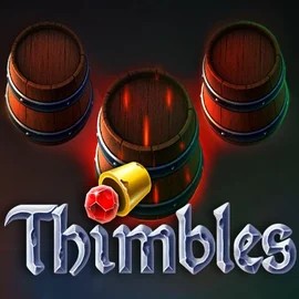 Thimbles slot logo by Evoplay at Joki CasinoThimbles